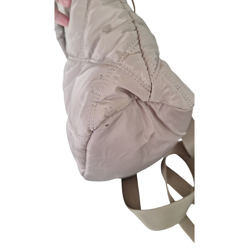 BAGSMART Quilted Travel Crossbody Bag tan color - Picture 5 of 11